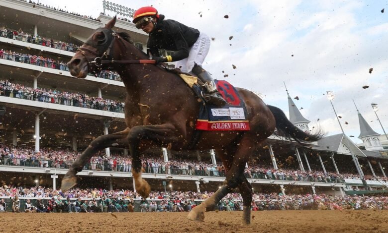 Kentucky Derby Champ Golden Tempo Headlines Stacked Travers Stakes