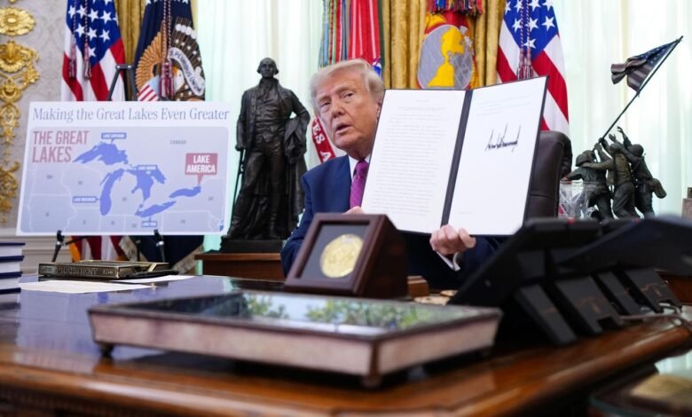 Trump Officially Renames ‘Lake Ontario’ As ‘Lake America’ Trump Officially Renames ‘Lake Ontario’ As ‘Lake America’