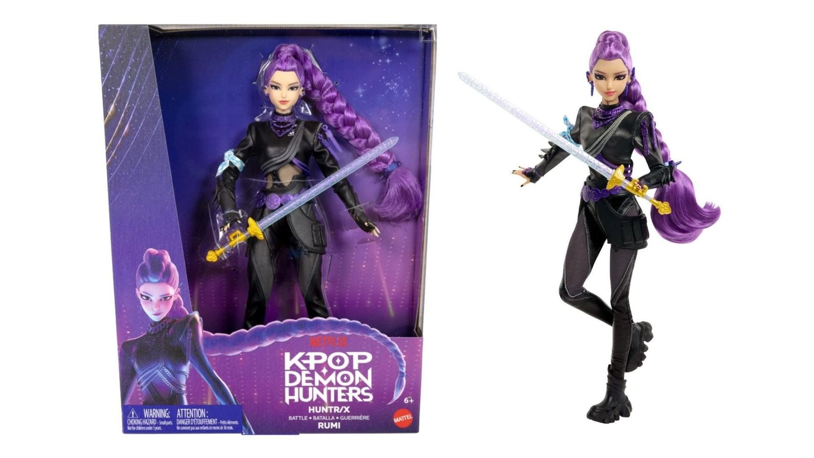 "KPop Demon Hunters" Deluxe Rumi Doll.