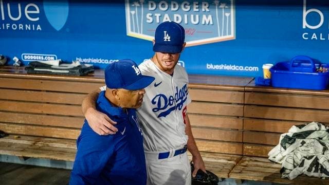 Dodgers vs Giants in Los Angeles, CA.