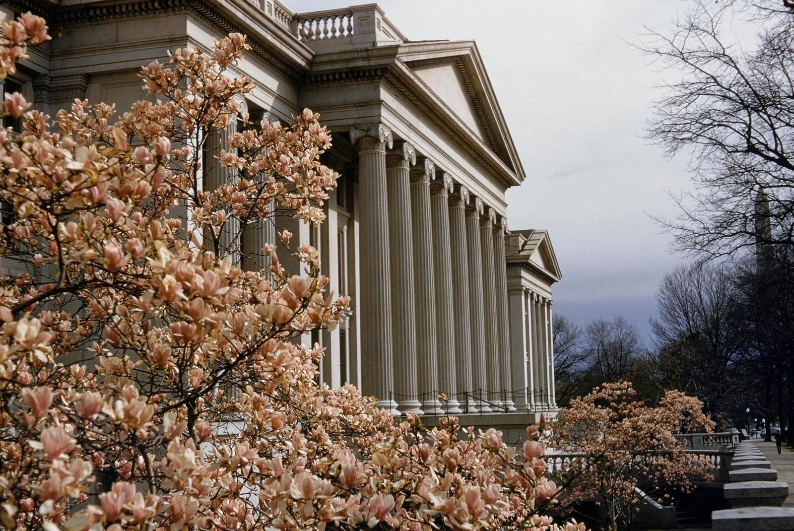 US Treasury building in Washington, where Operation Economic Outcast's first bank-facing Iran action was filed.