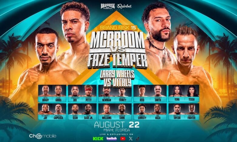Brand Risk 15 Boxing – What Time Does It Start And How To Watch Brand Risk 15 Boxing – What Time Does It Start And How To Watch