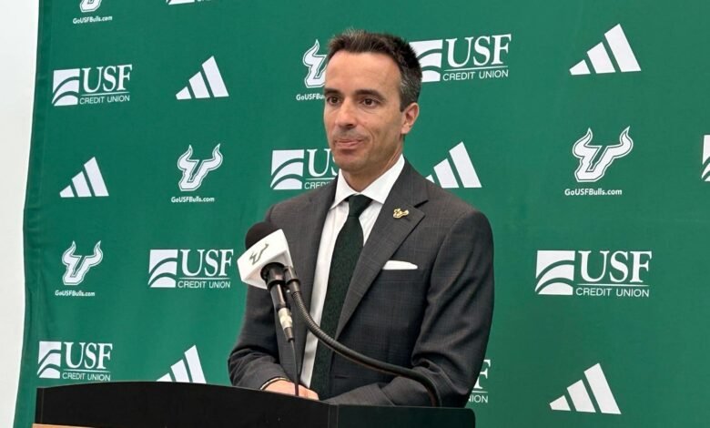 USF Athletics CEO Rob Higgins Has ‘Not A Second To Waste’ As Concrete Pours USF Athletics CEO Rob Higgins Has ‘Not A Second To Waste’ As Concrete Pours