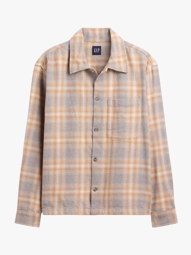 Image may contain Clothing Shirt Long Sleeve Sleeve Home Decor Linen Dress Shirt and Blouse