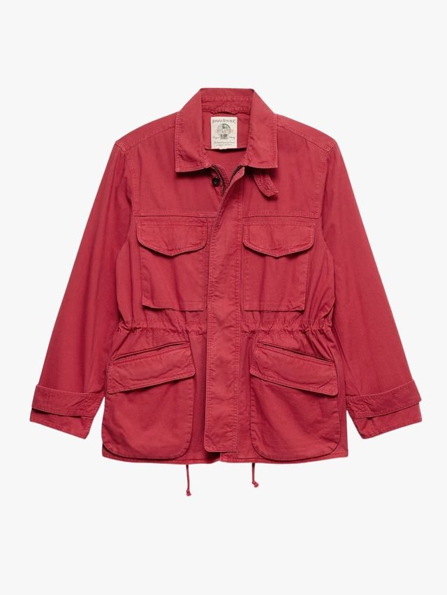 Image may contain Clothing Coat Jacket Long Sleeve Sleeve and Blazer