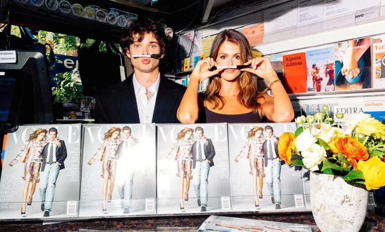 Kaia Gerber and Homer Gere Stopped by Casa Magazines to Sign Vogue September Issues