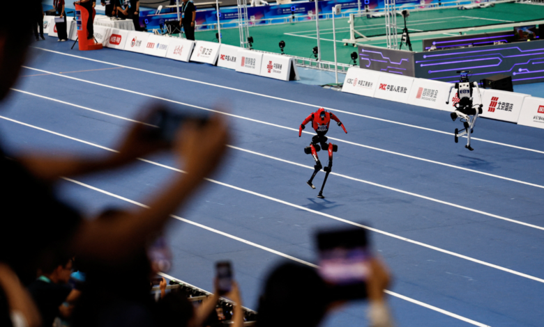 Humanoid robot beats men’s 100m world record in Beijing Humanoid robot beats men’s 100m world record in Beijing