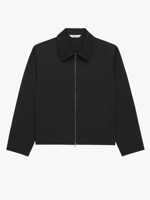 Image may contain Clothing Long Sleeve Sleeve Coat Jacket Fleece Knitwear and Sweater