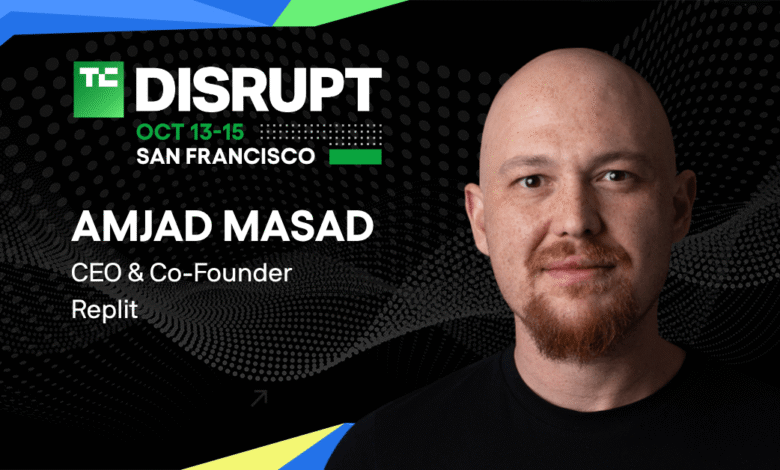 Amjad Masad, CEO and co-founder of Replit, joins the Disrupt Stage at TechCrunch Disrupt 2026 Amjad Masad, CEO and co-founder of Replit, joins the Disrupt Stage at TechCrunch Disrupt 2026