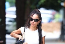 Zoë Kravitz Experiments in a Long Misunderstood Denim Style