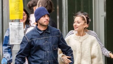 Ariana Grande and Ricky Álvarez Layer up for an Even Harder Launch in London Ariana Grande and Ricky Álvarez Layer up for an Even Harder Launch in London