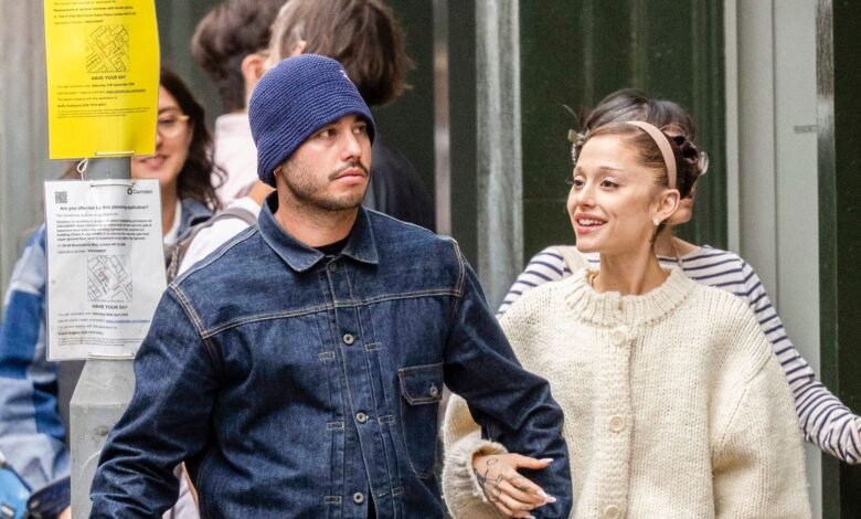 Ariana Grande and Ricky Álvarez Layer up for an Even Harder Launch in London Ariana Grande and Ricky Álvarez Layer up for an Even Harder Launch in London