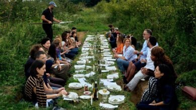 These Surreal Dinner Parties in Nature Aren’t AI