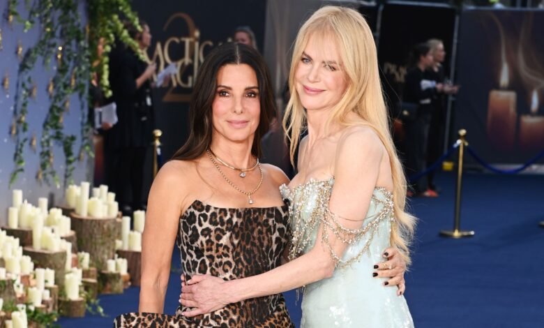 Sandra Bullock and Nicole Kidman Kick Off Their Practical Magic 2 Tour Sandra Bullock and Nicole Kidman Kick Off Their Practical Magic 2 Tour