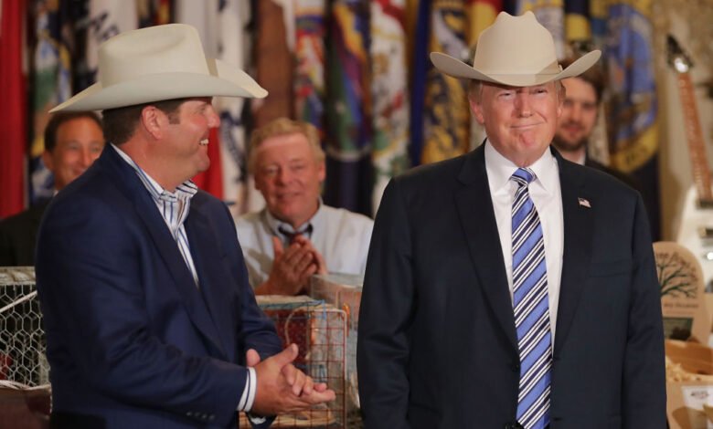 Trump shrugs off concerns of MAGA ranchers’ beef Trump shrugs off concerns of MAGA ranchers’ beef