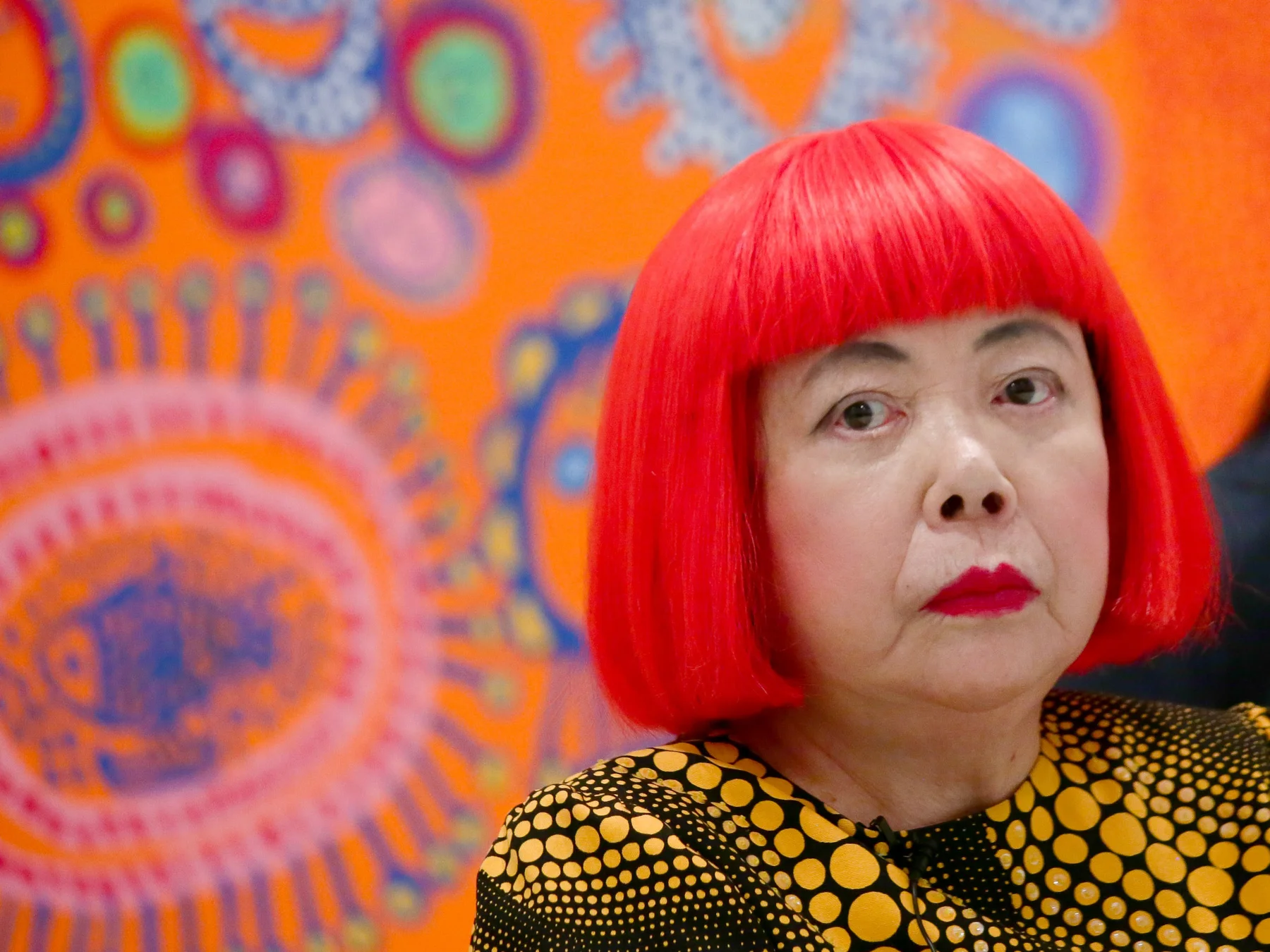 Yayoi Kusama pictured in New York in 2013.
