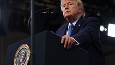 Trump threatens defamation suit against left