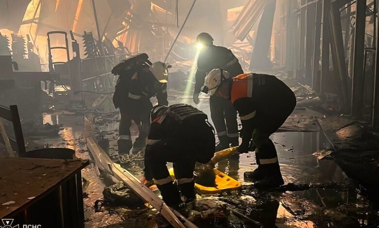 Russian attack kills at least 7 in Ukraine, a day after deadly mall attack Russian attack kills at least 7 in Ukraine, a day after deadly mall attack