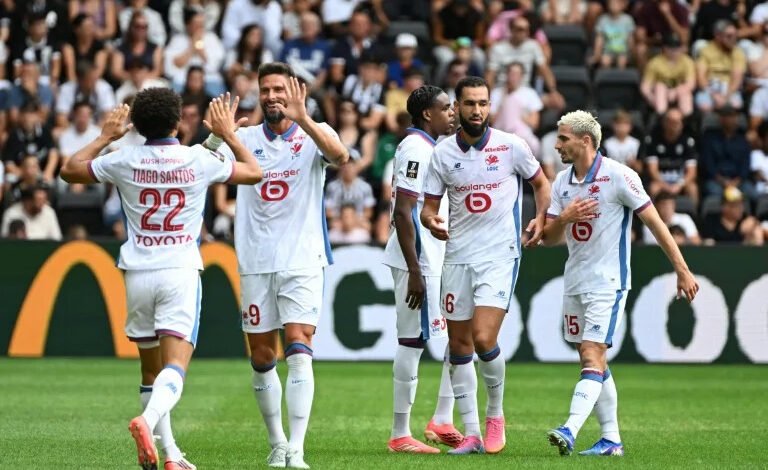 Giroud scores as Lille give Davide Ancelotti winning start