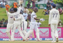 Sri Lanka reaches 83-2 at lunch on Day 4 after India enforces follow on in 2nd cricket test