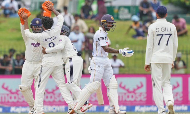 Sri Lanka reaches 83-2 at lunch on Day 4 after India enforces follow on in 2nd cricket test