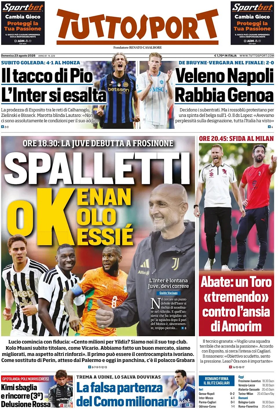 Inter set the pace, Esposito show, Genoa fury at Napoli winner (3)