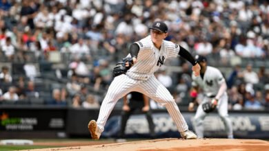 Yankees starter Ryan Weathers pulled from game with left forearm discomfort Yankees starter Ryan Weathers pulled from game with left forearm discomfort