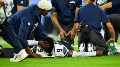 Seahawks rookie S Bud Clark suffered a broken ankle in preseason loss Seahawks rookie S Bud Clark suffered a broken ankle in preseason loss