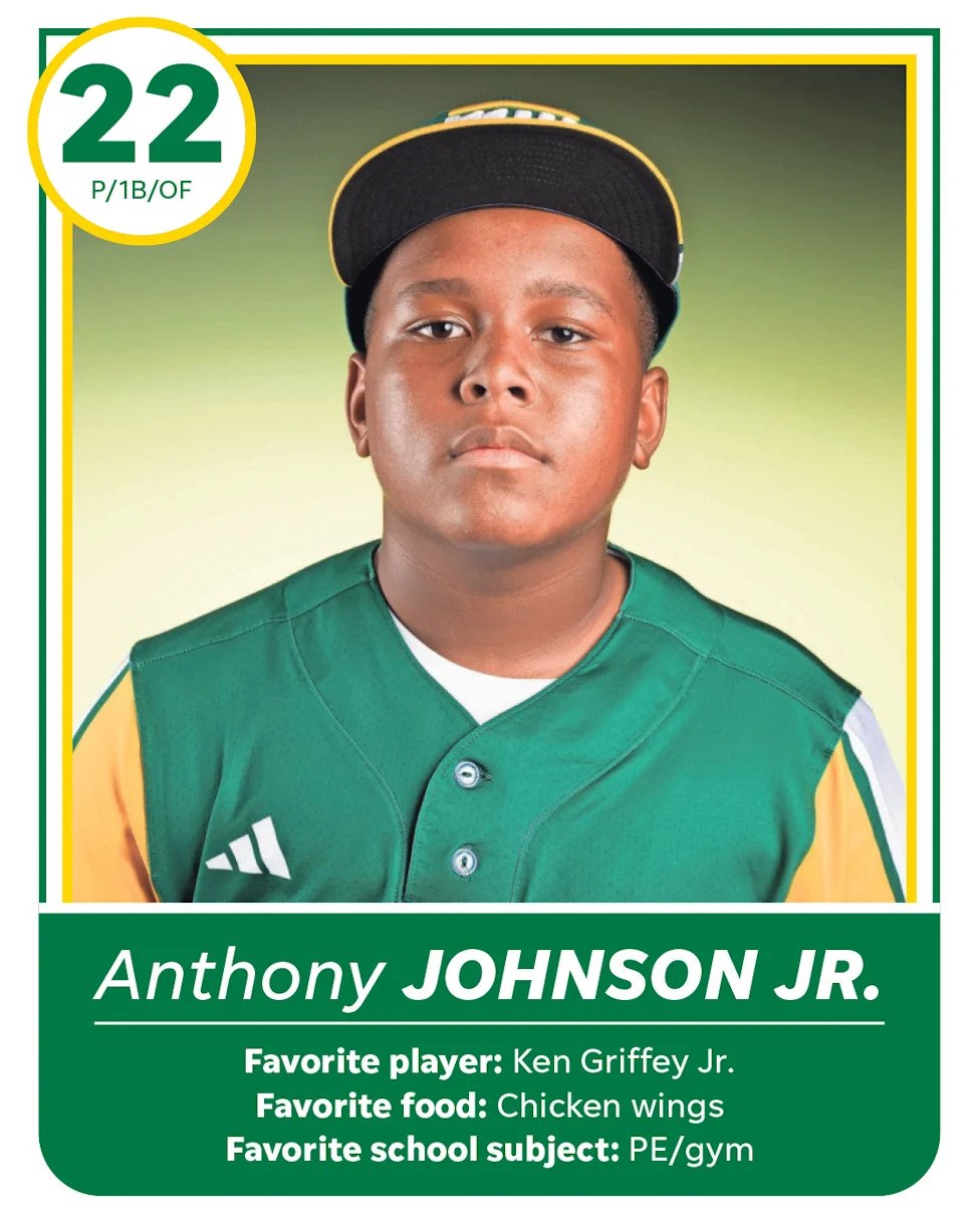 Anthony Johnson Jr. is a member of the Davenport Northwest Little League World Series team. (Photos provided by Little League