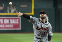 Padres trade deadline pickup Casey Mize suffers ankle sprain in unlucky way