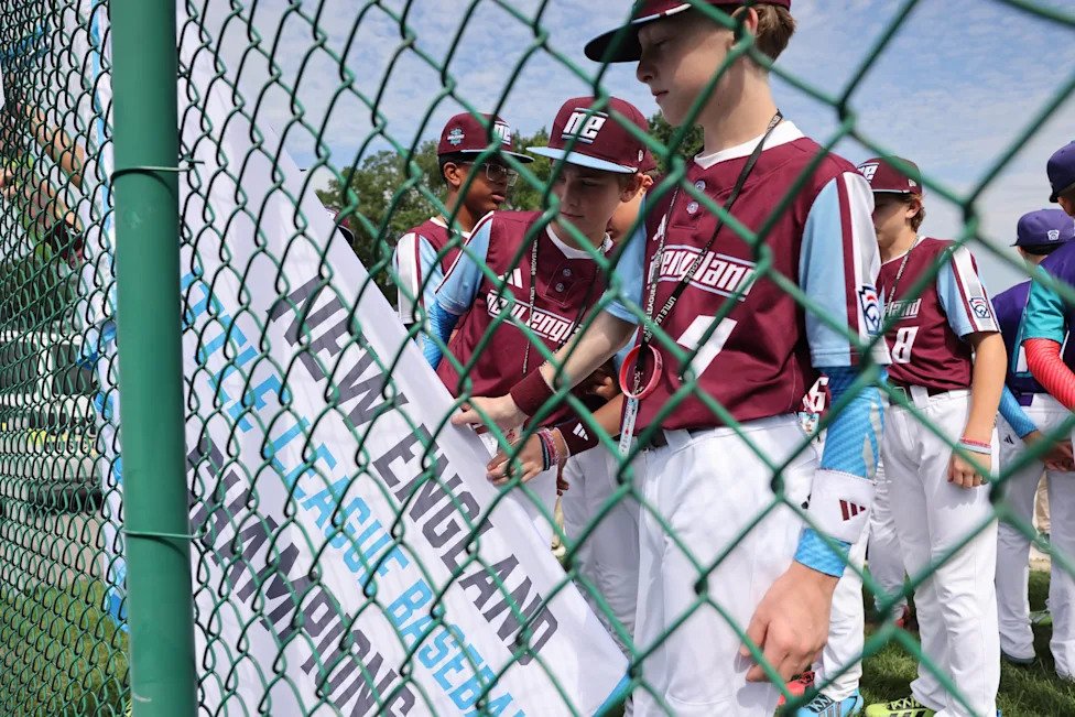 Bridgewater 12 year-old stars are introduced during opening ceremonies at the Little League Baseball World Series at Voluntee