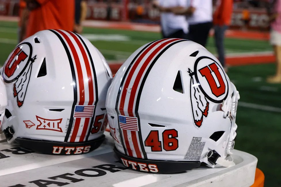 NO. 18 UTAH. When you have two primary logos, it's important to choose the best looking one for the helmet. Luckily, you can'