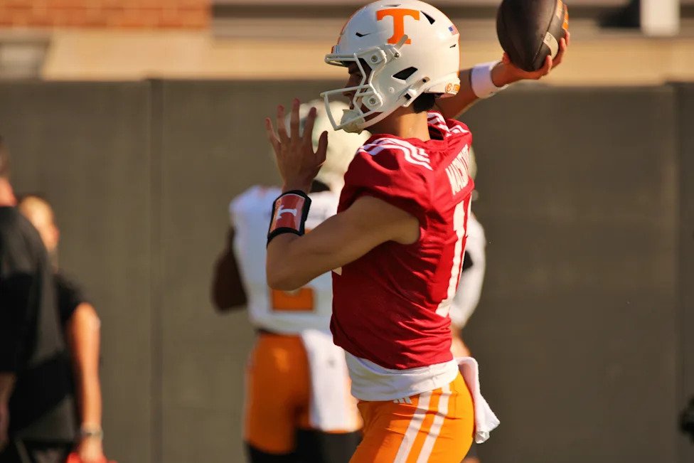 George MacIntyre. Tennessee Volunteers kick off fall training camp at Haslam Field in Knoxville, Tennessee on Aug. 5, 2026. (