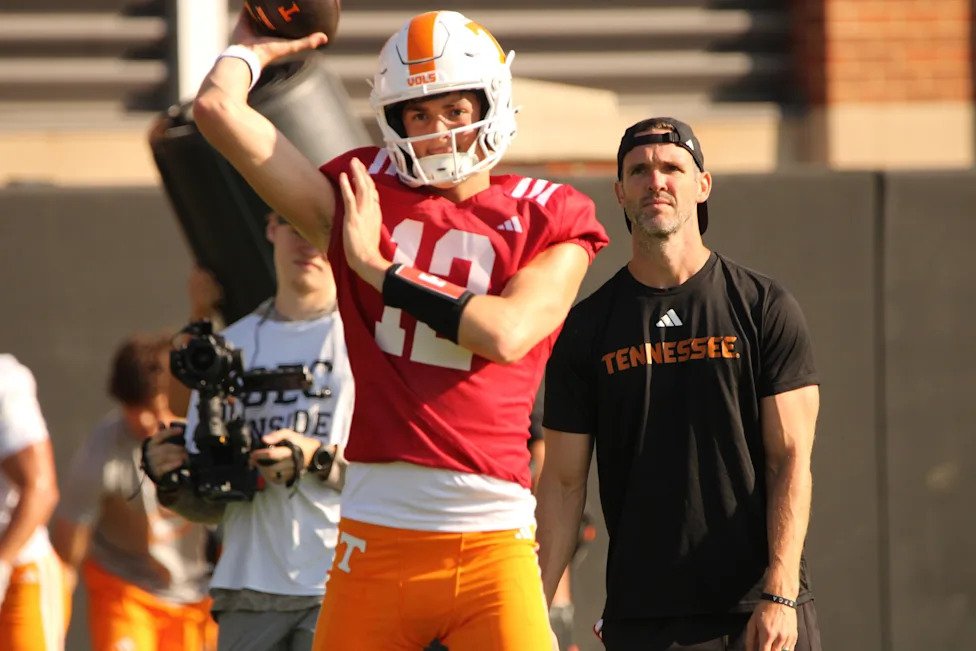 George MacIntyre. Tennessee Volunteers kick off fall training camp at Haslam Field in Knoxville, Tennessee on Aug. 5, 2026. (
