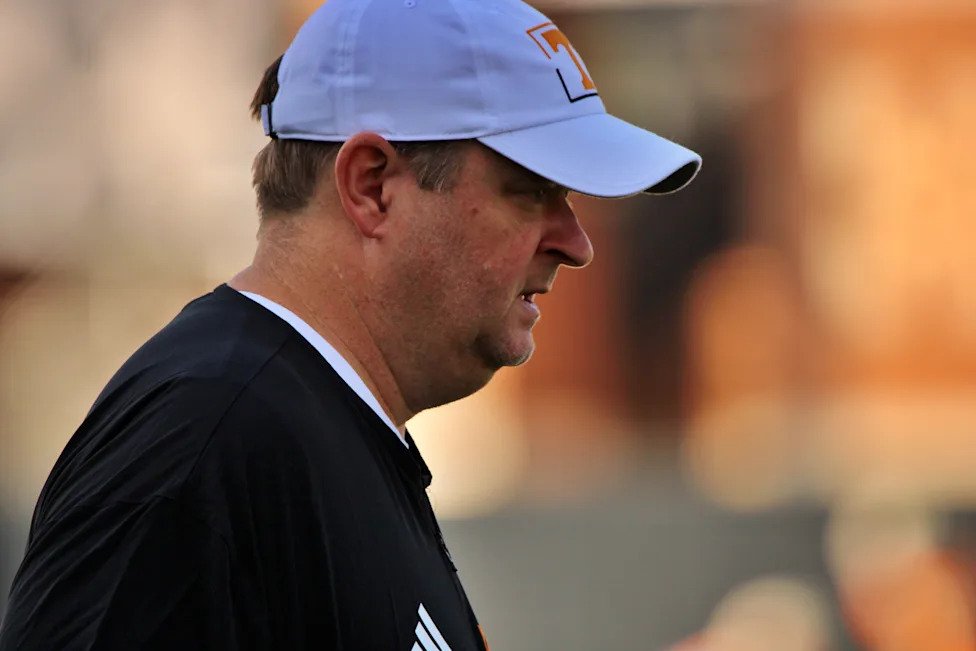 Josh Heupel. Tennessee Volunteers kick off fall training camp at Haslam Field in Knoxville, Tennessee on Aug. 5, 2026. (Dan H