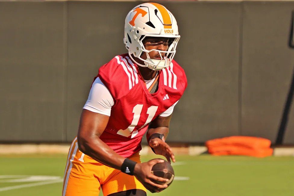 Faizon Brandon. Tennessee Volunteers kick off fall training camp at Haslam Field in Knoxville, Tennessee on Aug. 5, 2026. (Da