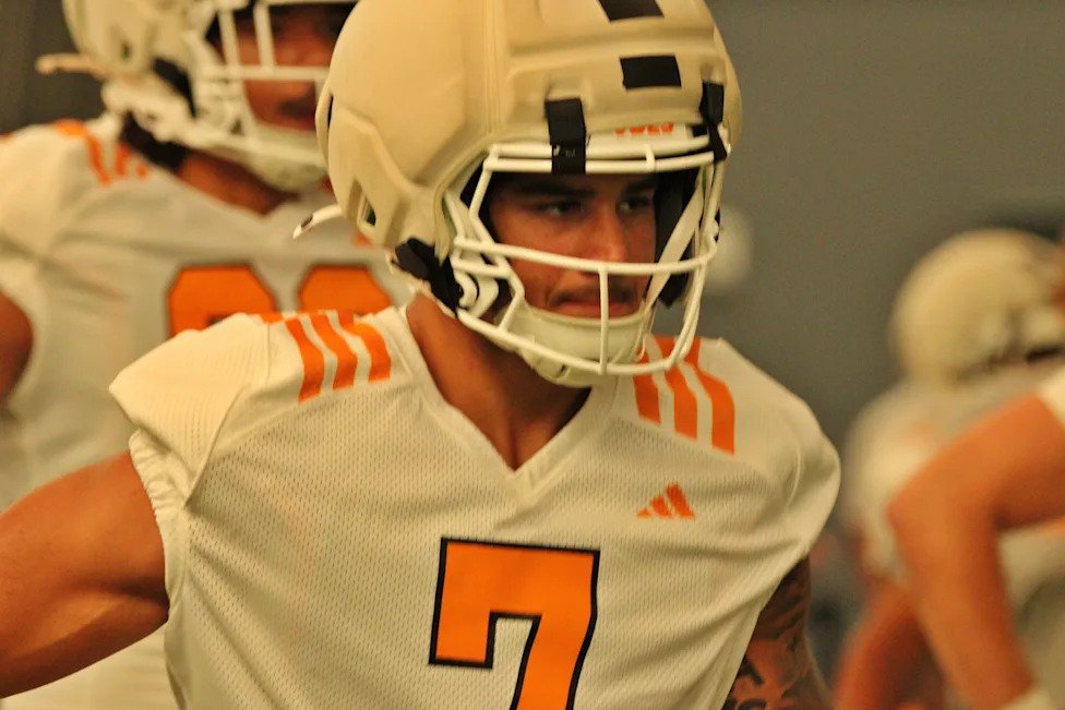 DaSaahn Brame. Tennessee Volunteers kick off fall training camp at Haslam Field in Knoxville, Tennessee on Aug. 5, 2026. (Dan