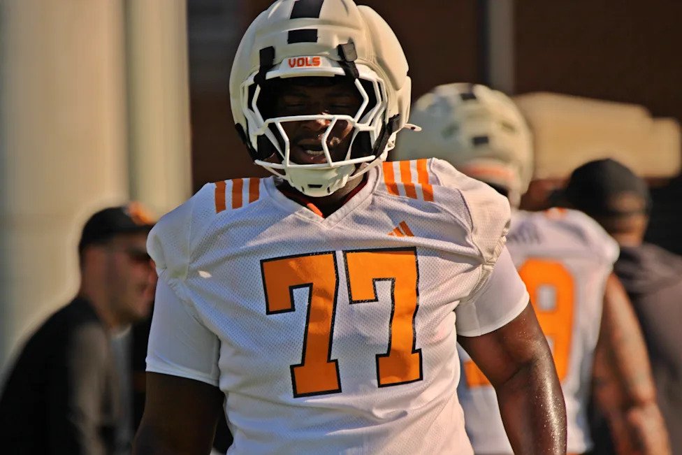 Ory Williams. Tennessee Volunteers kick off fall training camp at Haslam Field in Knoxville, Tennessee on Aug. 5, 2026. (Dan 