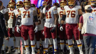 Washington Commanders’ Sam Cosmi impresses during training camp