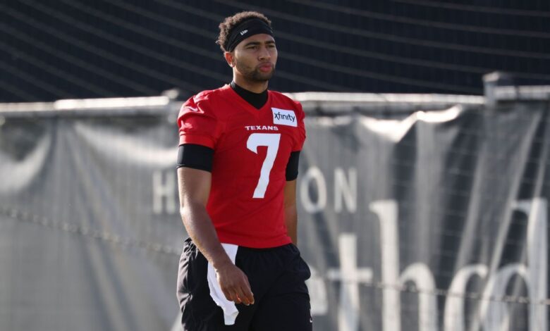 Texans’ C.J. Stroud talks new look, improved scrambling ability Texans’ C.J. Stroud talks new look, improved scrambling ability