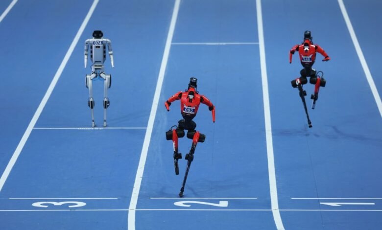 Humanoid robots surpass human records in 100m, high jump