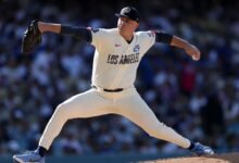 Skubal overcomes rough 1st, fans 11 in first win as Dodger