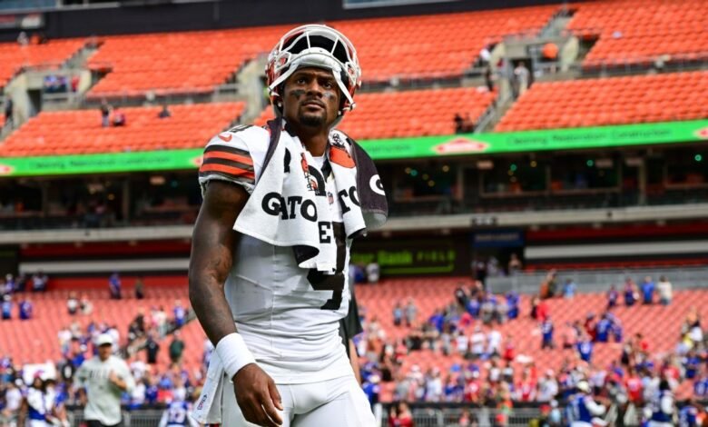 Browns turn to QB Watson with Sanders (and 2027 draft class) lurking