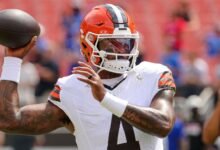 Browns tab Deshaun Watson, not Shedeur Sanders, as QB1