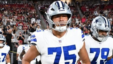 Cowboys OL Shiyazh Pete, Schottenheimer reflect on viral postgame speech