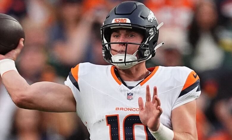 Broncos’ Bo Nix throws for TD in return from ankle injury Broncos’ Bo Nix throws for TD in return from ankle injury