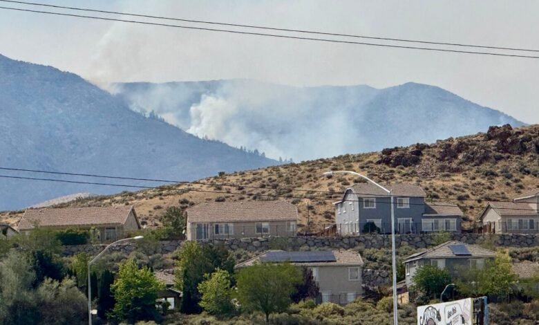 Thousands forced to evacuate parts of Reno, Nevada, as new wildfire rages Thousands forced to evacuate parts of Reno, Nevada, as new wildfire rages