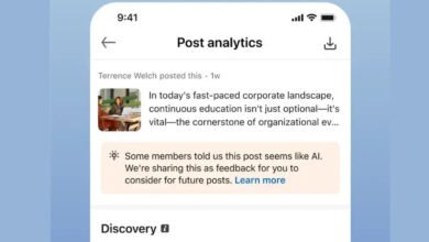 LinkedIn says its AI slop button is working