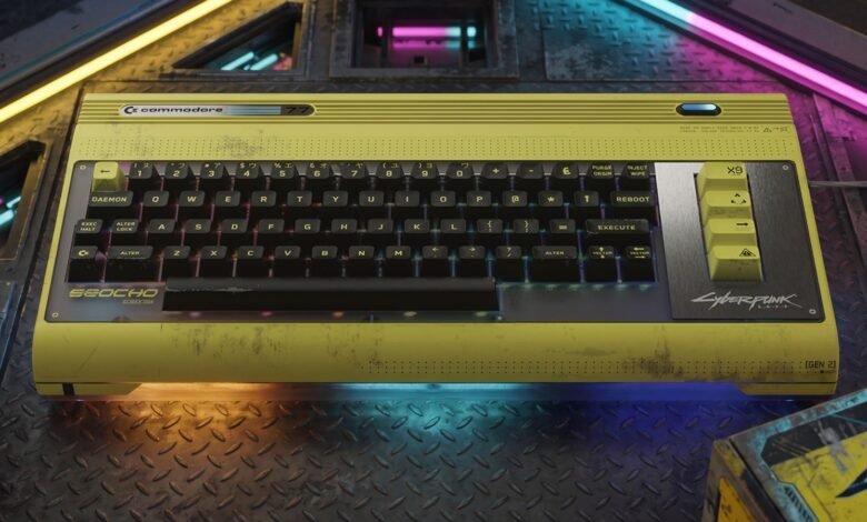 Check out this cool Cyberpunk 2077-edition Commodore 64 Check out this cool Cyberpunk 2077-edition Commodore 64