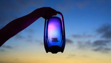 The colorful JBL Pulse 6 speaker will be available next month